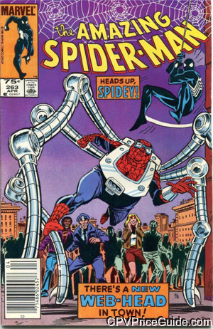 Amazing Spider-Man #263 75¢ Canadian Price Variant Comic Book Picture