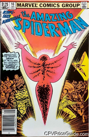 Amazing Spider-Man Annual #16 $1.25 CPV Comic Book Picture