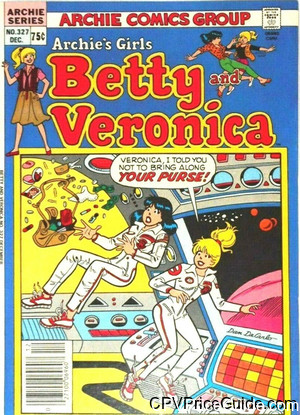 Archie's Girls Betty and Veronica #327 75¢ Canadian Price Variant Comic Book Picture