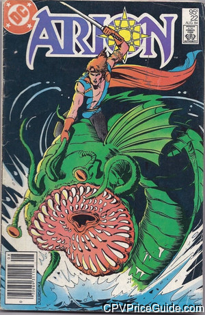 Arion Lord of Atlantis #22 95¢ CPV Comic Book Picture