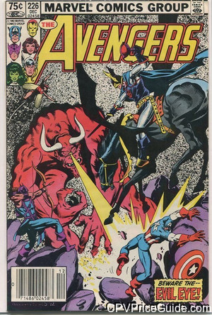 Avengers #226 75¢ Canadian Price Variant Comic Book Picture