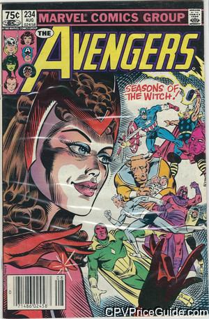 Avengers #234 75¢ CPV Comic Book Picture