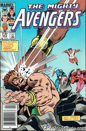 Avengers #252 75¢ CPV Comic Book Picture