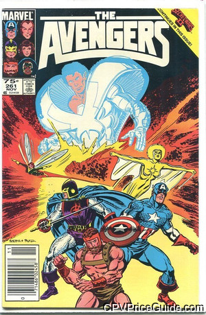 Avengers #261 75¢ Canadian Price Variant Comic Book Picture