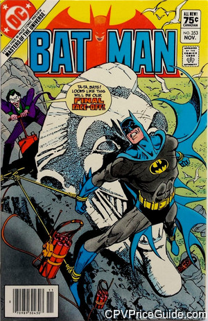 Batman #353 75¢ Canadian Price Variant Comic Book Picture