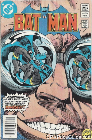 Batman #356 75¢ Canadian Price Variant Comic Book Picture