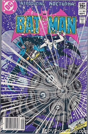 Batman #363 75¢ Canadian Price Variant Comic Book Picture