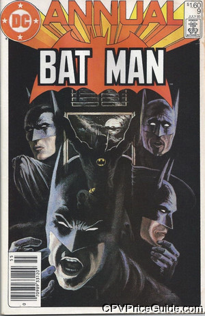 Batman Annual #9 $1.60 Canadian Price Variant Comic Book Picture