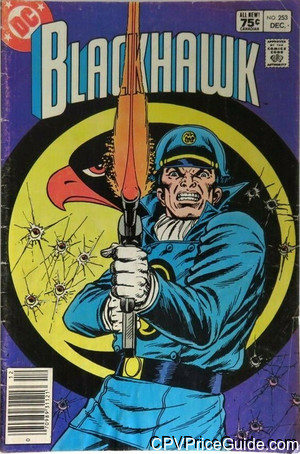 Blackhawk #253 75¢ CPV Comic Book Picture