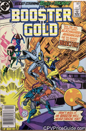 Booster Gold #4 95¢ Canadian Price Variant Comic Book Picture