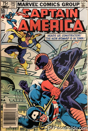 Captain America #282 75¢ CPV Comic Book Picture