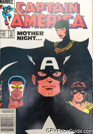 Captain America #290 75¢ Canadian Price Variant Comic Book Picture