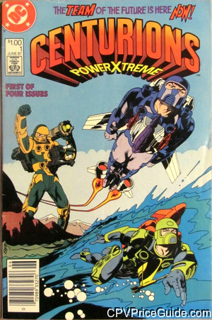 Centurions #1 $1.00 CPV Comic Book Picture