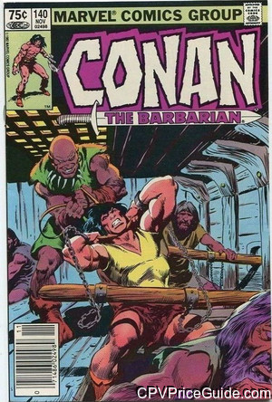 Conan the Barbarian #140 75¢ CPV Comic Book Picture