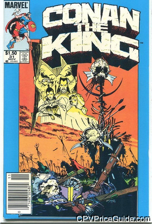 Conan The King #31 $1.50 Canadian Price Variant Comic Book Picture