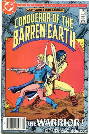 Conqueror of the Barren Earth #3 95¢ Canadian Price Variant Comic Book Picture