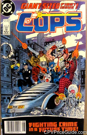 Cops #1 $2.00 Canadian Price Variant Comic Book Picture