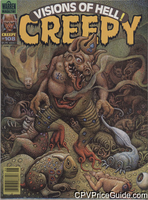 Creepy #108 $1.75 Canadian Price Variant Comic Book Picture