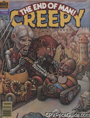 Creepy #116 $2.00 Canadian Price Variant Comic Book Picture