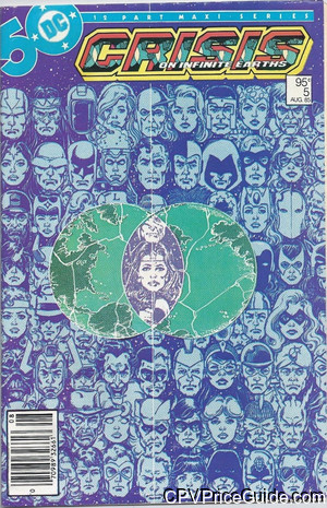 Crisis on Infinite Earths #5 95¢ CPV Comic Book Picture