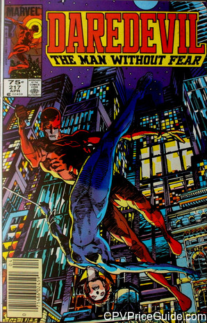 Daredevil #217 75¢ CPV Comic Book Picture