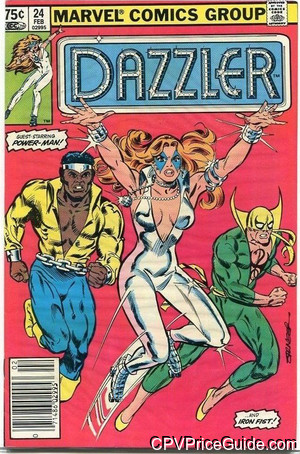 Dazzler #24 75¢ Canadian Price Variant Comic Book Picture