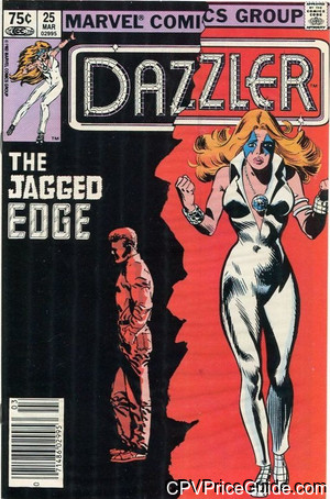 Dazzler #25 75¢ Canadian Price Variant Comic Book Picture