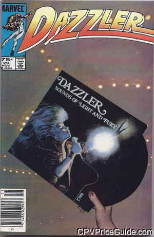 Dazzler #29 75¢ Canadian Price Variant Comic Book Picture