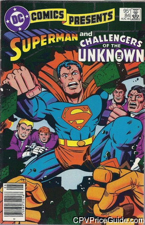 DC Comics Presents #84 95¢ CPV Comic Book Picture