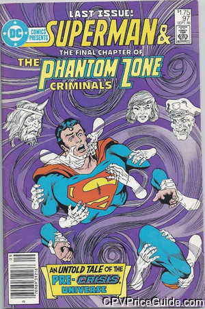DC Comics Presents #97 $1.75 CPV Comic Book Picture