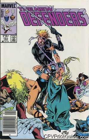 Defenders #151 75¢ CPV Comic Book Picture