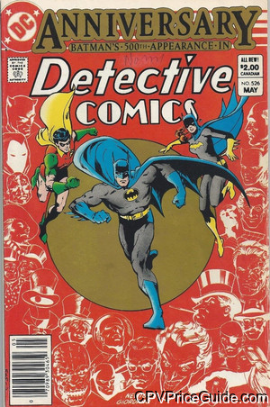 detective comics 526 cpv canadian price variant image