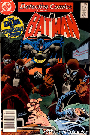 Detective Comics #533 95¢ CPV Comic Book Picture