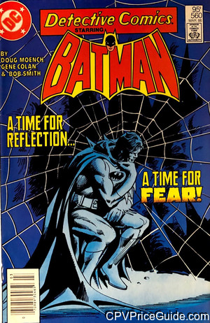 Detective Comics #560 95¢ Canadian Price Variant Comic Book Picture