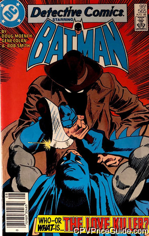 Detective Comics #565 95¢ Canadian Price Variant Comic Book Picture