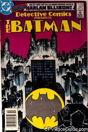 Detective Comics #567 $1.00 Canadian Price Variant Comic Book Picture
