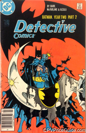 Detective Comics #576 $1.00 Canadian Price Variant Comic Book Picture