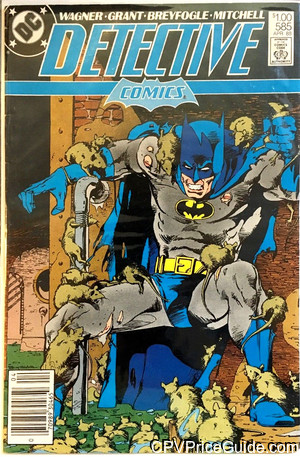 Detective Comics #585 $1.00 Canadian Price Variant Comic Book Picture