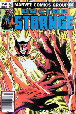 Doctor Strange #58 75¢ CPV Comic Book Picture