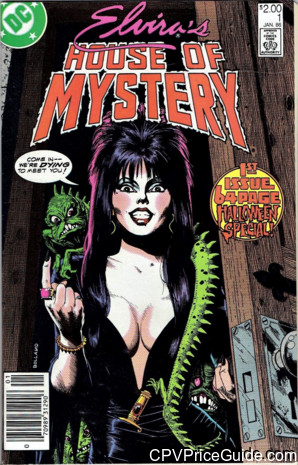 Elvira's House of Mystery #1 $2.00 Canadian Price Variant Comic Book Picture