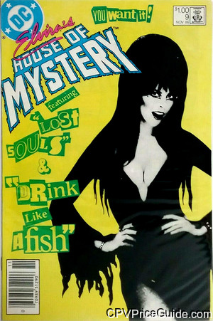elviras house of mystery 9 cpv canadian price variant image