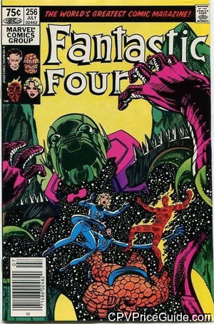 Fantastic Four #256 75¢ CPV Comic Book Picture