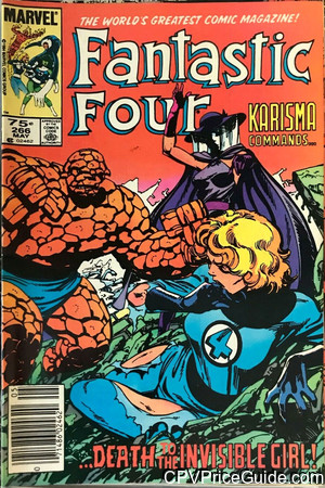 Fantastic Four #266 75¢ CPV Comic Book Picture
