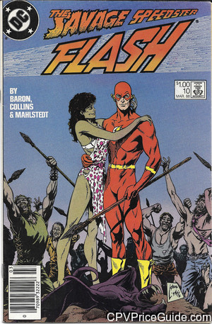 Flash Volume 2 #10 $1.00 Canadian Price Variant Comic Book Picture