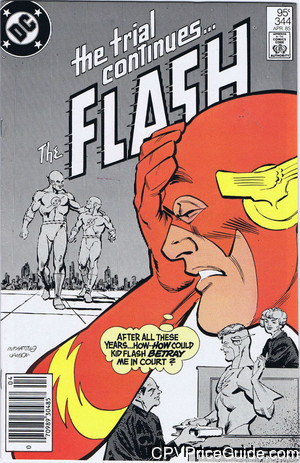 Flash #344 95¢ CPV Comic Book Picture