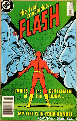 Flash #347 95¢ CPV Comic Book Picture