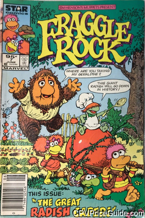 Fraggle Rock #7 95¢ Canadian Price Variant Comic Book Picture
