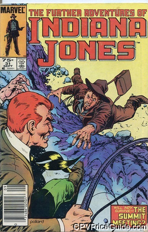 Further Adventures of Indiana Jones #31 75¢ Canadian Price Variant Comic Book Picture