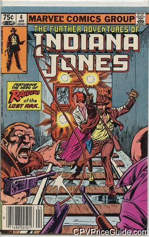 Further Adventures of Indiana Jones #4 75¢ Canadian Price Variant Comic Book Picture