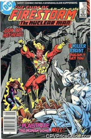 Fury of Firestorm #35 95¢ CPV Comic Book Picture